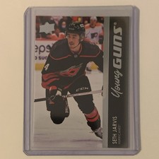 Upper Deck 2021-22 Extended Series Young Guns Seth Jarvis #745 Rookie Hurricanes picture