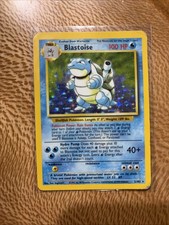 Base Set Blastoise 002/102 Holo Rare Pokémon WOTC 1999 picture