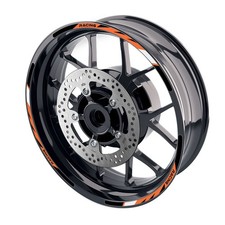 R02B For Aprilia TUONO 1000 2002-2005 Orange Wheel Sticker Race Kit 04 03 picture