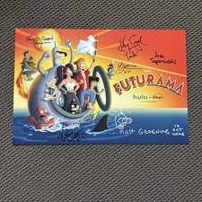 Futurama Hulu Poster signed by the cast - Matt Groening sketch - NYCC 2026 VIP picture
