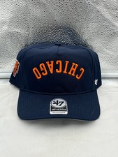Chicago Bears NFL '47 Brand Navy Reversed Script Hitch Snapback Adjustable Hat picture