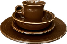 Fiesta 4-Piece Place Setting -OR- Buy Individual Pieces - Chocolate (Retired) picture
