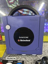 2002 Nintendo Heineken GameCube Indigo Purple Console Limited to 50 Promo picture