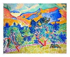 André Derain Mountains at Collioure : Archival Quality Giclée Art Print 1905 picture