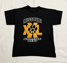 Summit Sportswear Missouri Tigers Mizzou Athletic Dept Black T-Shirt Size L picture