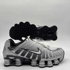 SZ 10 Nike Shox TL Print Metallic Silver/Summit White IH4466 095 BOX NO LID picture