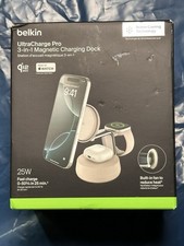 Belkin Qi2.2 25W Wireless Fast Charging Station, 3 in 1 iPhone Charger picture