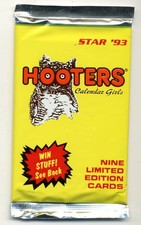 1993 Hooters Trading Card Pack Factory Sealed Vintage Adult Collectible picture