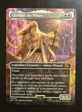 MTG Gandalf the White Borderless Mythic LTR 0442 EN picture