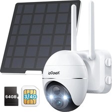 ieGeek 4G LTE Cellular Security Cameras Wireless Outdoor 2K No WiFi Night Vision picture