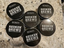 6 Redken Brews Men's Hair Thickening Pomade Mild Control 3.4 oz 100 ml  picture