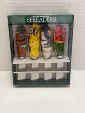 Boston Warehouse Gardening Spreader Set 4 Stainless Steel Vintage 1999 NEW picture