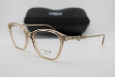 NEW VOGUE VO 5461 2826 CLEAR BROWN GUNMETAL AUTHENTIC EYEGLASSES 53-17 picture
