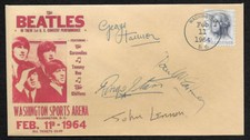 The Beatles 1964 1st USA Concert Collector Envelope With 1960s Stamp OP1257 picture