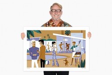 Prime Movers Fine Art Print - Josh Agle Signed and Numbered Unframed picture