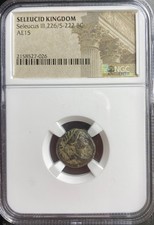Ancient Greek  Kingdom Coin Seleucus III 226-222BC NGC Certified Genuine picture