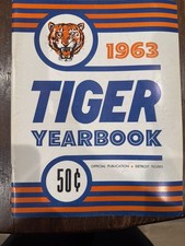 Vintage 1963 Detroit Tigers Yearbook picture