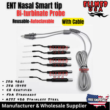 Electrosurgical ENT Nasal Bi-Turbinate Probe 17.5cm 6 Pcs With Cable Top Quality picture