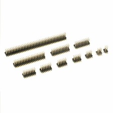 1.27mm Pitch 2x2 - 2x50 Pin Header Male SMD/SMT Double Row Connector PCB Solder picture