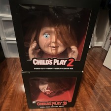 Child's Play 2 Good Guys Tommy Head & Hands Set + Child's Play 3 Chucky Head picture