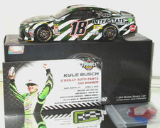 2018 KYLE BUSCH #18 INTERSTATE BATTERIES TEXAS WIN COLOR CHROME ELITE CAR#20/24 picture