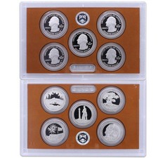 2013 S Proof Parks Quarter Set ATB Gem DCam No Box or COA 5 Coin CN-Clad US Mint picture
