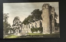 VINTAGE Postcards. York, St. Mary's Abbey. picture