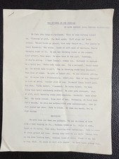 The Revenge of the Wolfman Vintage Film Script picture