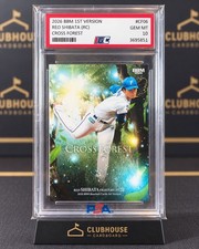 🔥⚾️2026 BBM 1st Version Reo Shibata RC Cross Forest #CF06 IGC 10 GEM MINT Japan picture