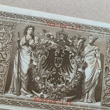 🇩🇪 Large Germany, 1000 (1,000) Mark Banknote 1910 Pre WW1 WWI German Currency picture