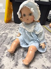 vintage composition baby doll from the 1930s or 1940s picture