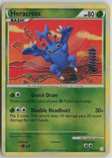 Heracross 43/123 Uncommon HeartGold & SoulSilver Pokemon Reverse Holo LP picture