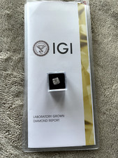 IGI Certified 3.12ct Cushion Lab Grown Diamond E Color VVS1 HPHT Type II picture