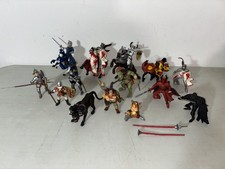 Papo Medieval Castle Knights Figures Lot - Knights, Horses, Dwarves, Ogre, etc. picture