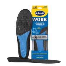 Dr Scholls Insoles Men WORK Massaging Gel Full Shoe Insole Sz 8-14 (1 pair) picture
