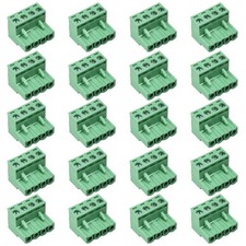 Cermant 20pcs 4P 5.08mm Angle PCB Screw Terminal Block picture