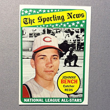 Topps 1969 The Sporting News All Star Selection Johnny Bench Reds #430 picture