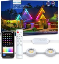 Permanent Outdoor Light Pro’s 100FT With 72 LED’s, SMART LIGHTS, IP65 Waterproof picture
