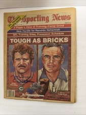Mike Ditka SIGNED Sporting News July 1982 Issue Chicago Bears Legend NFL HOF picture