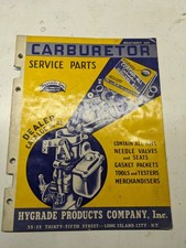 HYGRADE PRODUCTS CARBURETOR SERVICE PARTS DEALER CATALOG MANUAL BOOK 1929-1940 picture