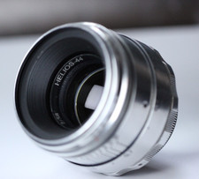 Helios 44 KMZ Photo Lens Silver 13 blades 2/58 mm mount M42 picture