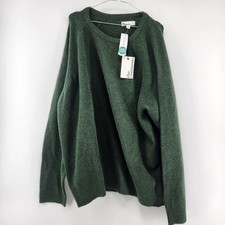 The Commons Men's Green XXL Brushed Crewneck NWT Wool Blend picture