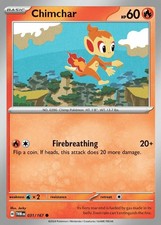 Chimchar - 031/167 - Common (Near Mint) Twilight Masquerade - Fire Pokémon picture
