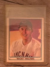 1941 Play Ball - Bucky Walters #3 © 1941 on Back picture