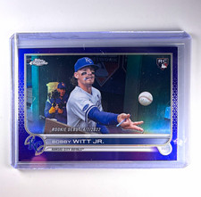 Topps 2022 Chrome Update Bobby Witt Jr. Rookie Debut RC #USC176 Purple Refractor picture