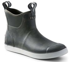 HUK Men's Rogue Wave Rubber WP Ankle Deck Fishing Boot Volcanic Ash Size 7,8,9 picture