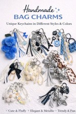 Handmade Bag Charms Keychain Cute Stylish Purse Accessories Gift Multiple Styles picture