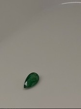 Natural Zambian Emerald Pair 4.86ct Pear Cut AIG Certified Loose Gemstones picture