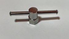 Wilton Style Bench Vise Lock Down Handle Nut Swivel Handle  7/16-14 Stainless picture