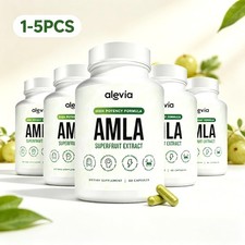 1-5x Alevia Organic Amla Capsule 1000mg Indian Gooseberry Antioxidant Supplement picture